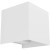 901051 Светод бра VALMONTONE, 2X1,5W(LED), алюминий, белый, стекло, прозрачный, 3000K, 400lm