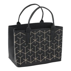 426525 Сумка женская TOMISATO, L400, B260, H300, 100 % полиэстер, черный, золотой 426525 Сумка женская TOMISATO, L400, B260, H300, 100 % полиэстер, черный, золотой