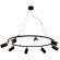 Светильник подвесной Crystal Lux CLT 015C8 D800 BL