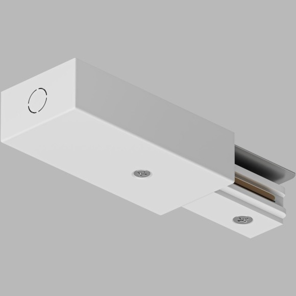 Ввод питания для накладных однофазных шинопроводов Denkirs TR1100-WH Ввод питания для накладных однофазных шинопроводов Denkirs TR1100-WH