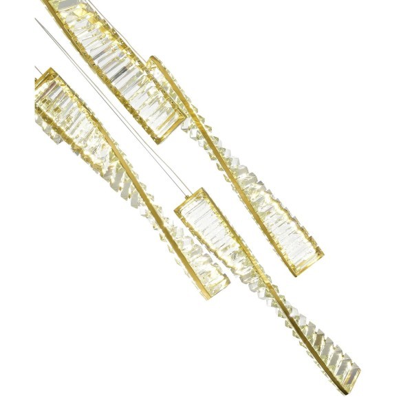 SL6205.303.05 Светильник подвесной ST-Luce Латунь/Прозрачный LED 1*55W 4000K ELICA