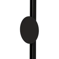 Arte Lamp Optima A7271PL-1BK Черный магнитный светильник обратного заливающего света, мягкое рассеянное освещение на стену или потолок, диаметр 15см, LED 8Вт 480Лм 4000K CRI90+ 120° IP20 48В