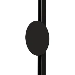 Arte Lamp Optima A7271PL-1BK Черный магнитный светильник обратного заливающего света, мягкое рассеянное освещение на стену или потолок, диаметр 15см, LED 8Вт 480Лм 4000K CRI90+ 120° IP20 48В