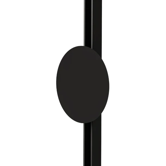 Arte Lamp Optima A7271PL-1BK Черный магнитный светильник обратного заливающего света, мягкое рассеянное освещение на стену или потолок, диаметр 15см, LED 8Вт 480Лм 4000K CRI90+ 120° IP20 48В