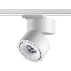 Трехжильный однофазный трековый светодиодный светильник Novotech GRODA 358778 1300лм 15Вт Трехжильный однофазный трековый светодиодный светильник Novotech GRODA 358778 1300лм 15Вт