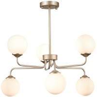 SLE106203-06 Светильник подвесной ST-Luce Золотистый/Белый G9 LED 6*5W REDJINO