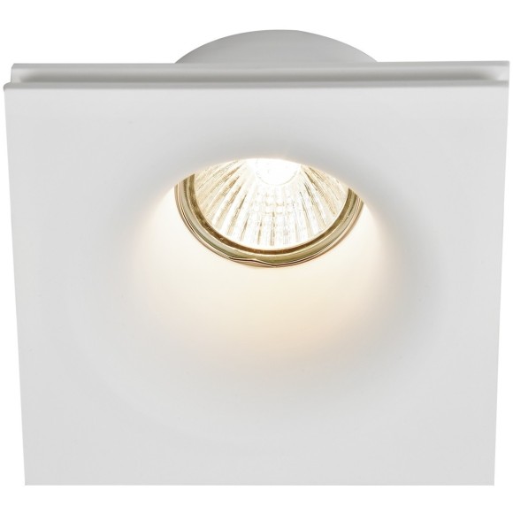 Гипсовый светильник под покраску Maytoni DL001-1-01-W Gyps Modern под лампу 1xGU10 35W