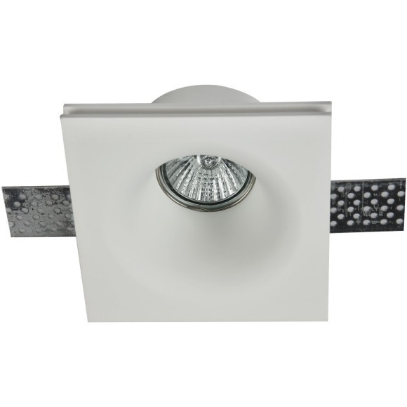 Гипсовый светильник под покраску Maytoni DL001-1-01-W Gyps Modern под лампу 1xGU10 35W