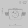 Гипсовый светильник под покраску Maytoni DL001-1-01-W Gyps Modern под лампу 1xGU10 35W