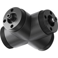 Х-образный вертикальный коннектор для системы Maytoni Shelf без ввода питания CA017TX-B