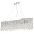 ABRIL SP12 L1200 Crystal Lux Люстра, хромированная металлическая арматура, прозрачный хрусталь, 12×E14 до 40 Вт, 1200×300×290 мм, IP20, 220 В