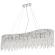 ABRIL SP12 L1200 Crystal Lux Люстра, хромированная металлическая арматура, прозрачный хрусталь, 12×E14 до 40 Вт, 1200×300×290 мм, IP20, 220 В