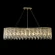 ABRIL SP12 L1200 Crystal Lux Люстра, хромированная металлическая арматура, прозрачный хрусталь, 12×E14 до 40 Вт, 1200×300×290 мм, IP20, 220 В
