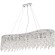 ABRIL SP12 L1200 Crystal Lux Люстра, хромированная металлическая арматура, прозрачный хрусталь, 12×E14 до 40 Вт, 1200×300×290 мм, IP20, 220 В