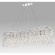 ABRIL SP12 L1200 Crystal Lux Люстра, хромированная металлическая арматура, прозрачный хрусталь, 12×E14 до 40 Вт, 1200×300×290 мм, IP20, 220 В