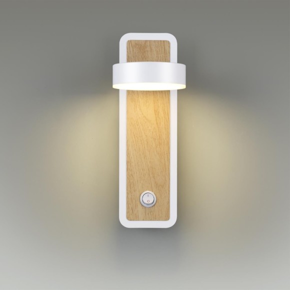 5630/5WL LEDIO LN23 036 белый, под дерево Бра LED 5W 3000K 265Лм 220V LELAND 5630/5WL LEDIO LN23 036 белый, под дерево Бра LED 5W 3000K 265Лм 220V LELAND