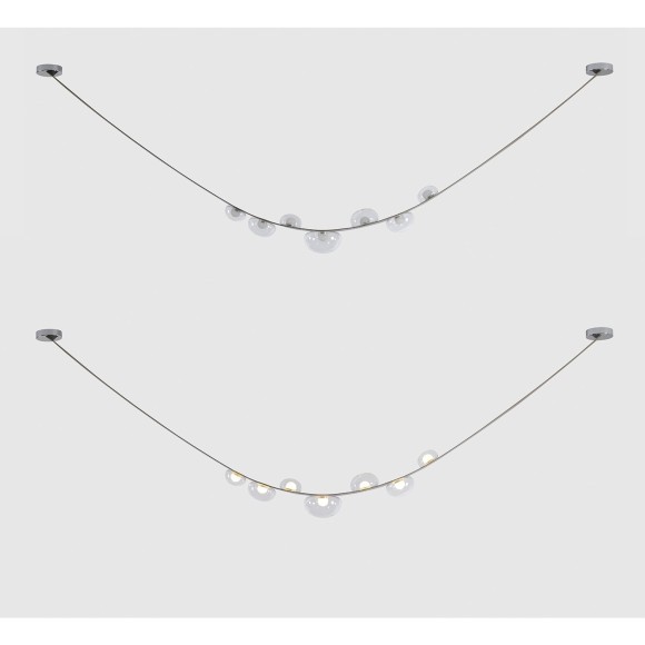 Светильник подвесной Crystal Lux BOSQUE SP7 L3000 GREY/TRANSPARENT 0272/207 Светильник подвесной Crystal Lux BOSQUE SP7 L3000 GREY/TRANSPARENT 0272/207