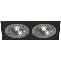 Встраиваемый светильник Lightstar i8270909 Intero 111 под лампы 2xGU10 100W Встраиваемый светильник Lightstar i8270909 Intero 111 под лампы 2xGU10 100W