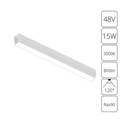 A1168PL-1WH Трековый магнитный светодиодный светильник Arte Lamp Rapid 48V CRI90+ 3000К 800Лм 120° 15Вт A1168PL-1WH Трековый магнитный светодиодный светильник Arte Lamp Rapid 48V CRI90+ 3000К 800Лм 120° 15Вт