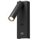 Светильник настенный с USB портом и usb type-c DK5090-BK Denkirs CHARGELUX, USB-A 3Вт, 3000К