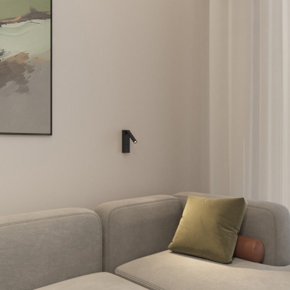 Светильник настенный с USB портом и usb type-c DK5090-BK Denkirs CHARGELUX, USB-A 3Вт, 3000К