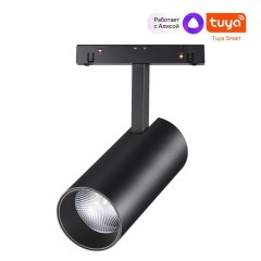 359498 Трековый светодиодный TUYA SMART светильник Novotech Flum CRI90+ 3000-6500К 1800Лм 38° 20W Bluetooth Wi-Fi Алиса 359498 Трековый светодиодный TUYA SMART светильник Novotech Flum CRI90+ 3000-6500К 1800Лм 38° 20W Bluetooth Wi-Fi Алиса