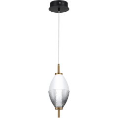 SL6130.403.06 Светильник подвесной ST-Luce Черный/Белый, Дымчатый LED 1*8W 3000K ICE SL6130.403.06 Светильник подвесной ST-Luce Черный/Белый, Дымчатый LED 1*8W 3000K ICE