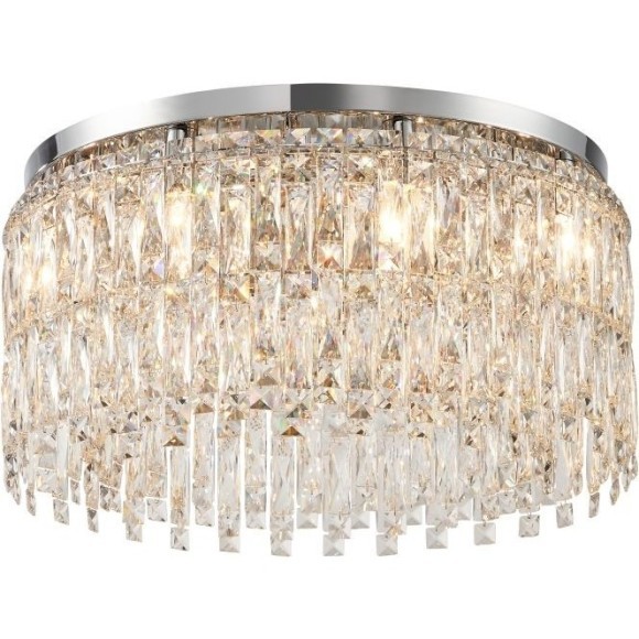 Люстра потолочная хрустальная 2173/09/08C Stilfort, серия Santorini