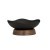 427508 Декоративная чаша MONYWA, H63 металл, дерево, черный, натуральный