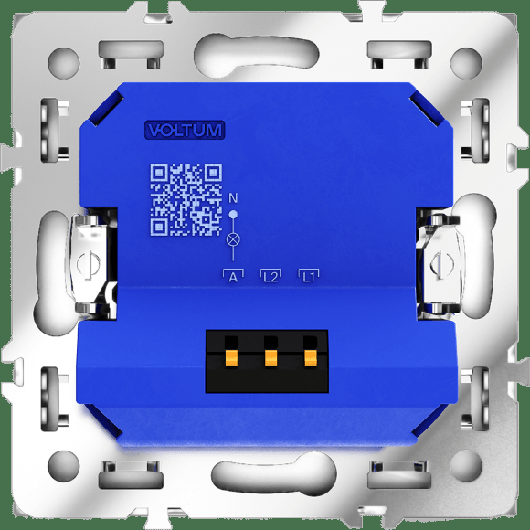 Светорегулятор встраиваемый VOLTUM S70 поворотно-нажимной 600 Вт, (белый матовый) Светорегулятор встраиваемый VOLTUM S70 поворотно-нажимной 600 Вт, (белый матовый)