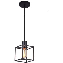 Подвесной светильник с 1 плафоном Lussole GRLSP-9540 BADGER IP21 под лампу 1xE27 10W Подвесной светильник с 1 плафоном Lussole GRLSP-9540 BADGER IP21 под лампу 1xE27 10W