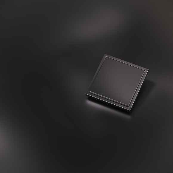 Клавиша для выключателя/переключателя одноклавишного, S70 Metal (антрацит)