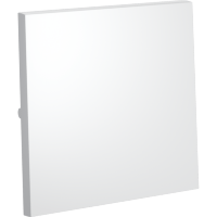 Клавиша для выключателя/переключателя одноклавишного, S70 (белый матовый)