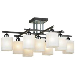 Люстра потолочная Lussole GRLSL-9007-09 COSTANZO IP21 под лампы 9xE14 54W Люстра потолочная Lussole GRLSL-9007-09 COSTANZO IP21 под лампы 9xE14 54W