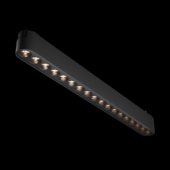 TR082-1-18W3K-M-B Трековый магнитный светодиодный светильник Maytoni Radity 48V CRI90+ 3000К 1800Лм 36° 16Вт TR082-1-18W3K-M-B Трековый магнитный светодиодный светильник Maytoni Radity 48V CRI90+ 3000К 1800Лм 36° 16Вт