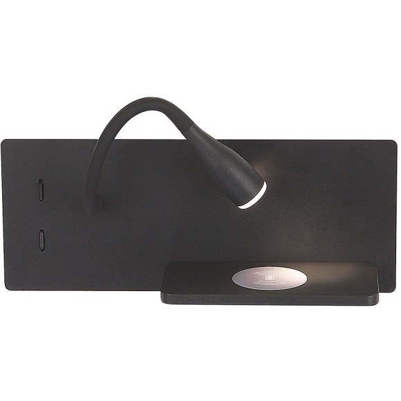 Бра Crystal Lux CLT 217W Qi+USB BL