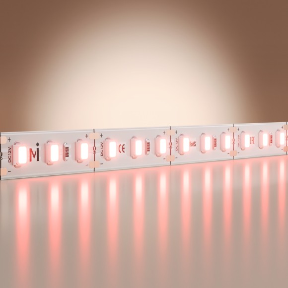 Светодиодная лента Base 12В 2835 9,6Вт/м Red 5м IP 20 Led Strip 201171