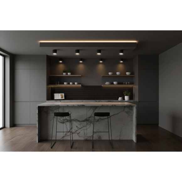 Светильник потолочный Crystal Lux CLT 073C BL 1400/076