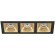 Встраиваемый светильник Lightstar D537030303 Domino под лампы 3xGU5.3 150W