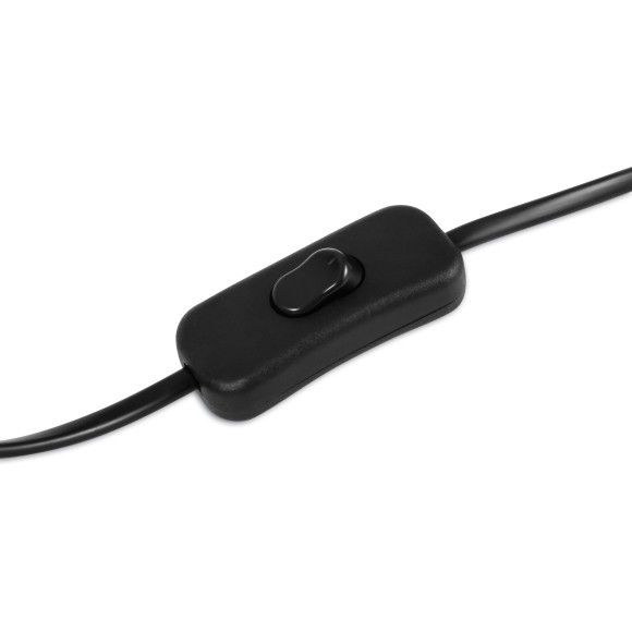 Freya Flint FR2066TL-L40B Настольный светильник с LED-подсветкой регулируемой по углу рассеивания, 1xE14 до 40Вт (нет в комплекте), 220В, подсветка: 3000К, CRI80, 150лм, 10-60 град, раздельное включение, черный металл, плафон белый абажур, 525x350x250мм