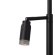 Freya Flint FR2066TL-L40B Настольный светильник с LED-подсветкой регулируемой по углу рассеивания, 1xE14 до 40Вт (нет в комплекте), 220В, подсветка: 3000К, CRI80, 150лм, 10-60 град, раздельное включение, черный металл, плафон белый абажур, 525x350x250мм