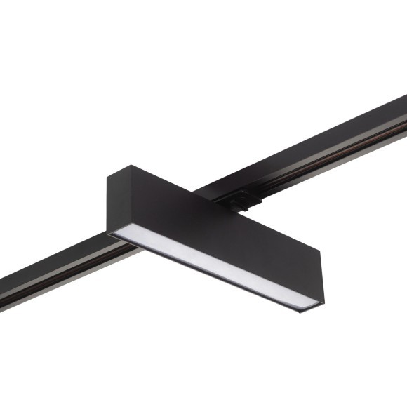 Однофазный двужильный светодиодный трековый светильник Denkirs DK6430-BK SOLID Hals 3000К 780Лм CRI90+ 120° 10Вт