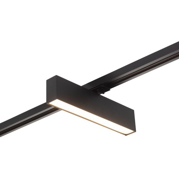 Однофазный двужильный светодиодный трековый светильник Denkirs DK6430-BK SOLID Hals 3000К 780Лм CRI90+ 120° 10Вт