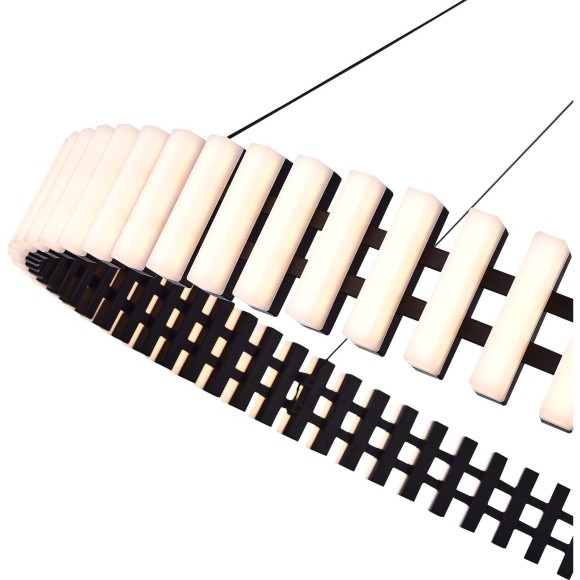 SL6203.403.40 Люстра подвесная ST-Luce Черный/Белый LED 1*40W 3000K ESTENSE