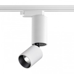 Трехжильный однофазный трековый светодиодный светильник Novotech Tubo 359320 1100лм 10Вт Трехжильный однофазный трековый светодиодный светильник Novotech Tubo 359320 1100лм 10Вт