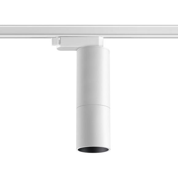 Трехжильный однофазный трековый светодиодный светильник Novotech Tubo 359320 1100лм 10Вт