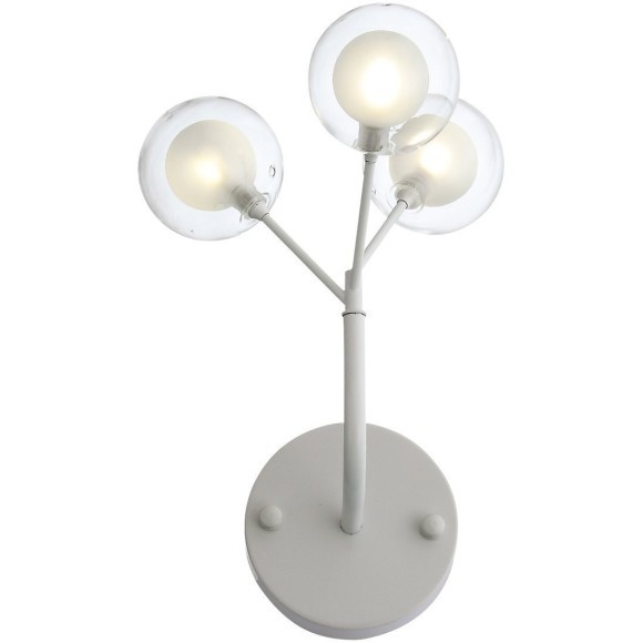 SL376.501.03 Бра ST-Luce Белый/Белый,Прозрачный G4 LED 3*2W DEMELE