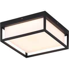 SL9517.402.01 Светильник уличный потолочный ST-Luce черный/белый LED 1*20W 3000K/4000K/5000K CUBO SL9517.402.01 Светильник уличный потолочный ST-Luce черный/белый LED 1*20W 3000K/4000K/5000K CUBO