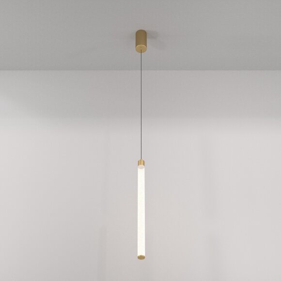 Подвесной светильник цилиндр Maytoni P022PL-L20G3K Ray светодиодный LED 20W