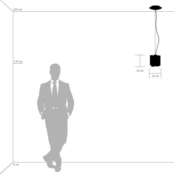 Подвесной светильник с 1 плафоном Lightstar 802113 Nubi под лампу 1xE27 60W Подвесной светильник с 1 плафоном Lightstar 802113 Nubi под лампу 1xE27 60W
